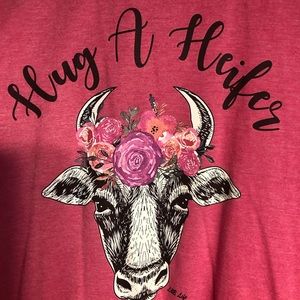 LB life Hug heifer t-shirt